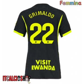 Atletico Madrid Alejandro Grimaldo #22 Seconda Maglia Femmina 2026-27 Manica Corta
